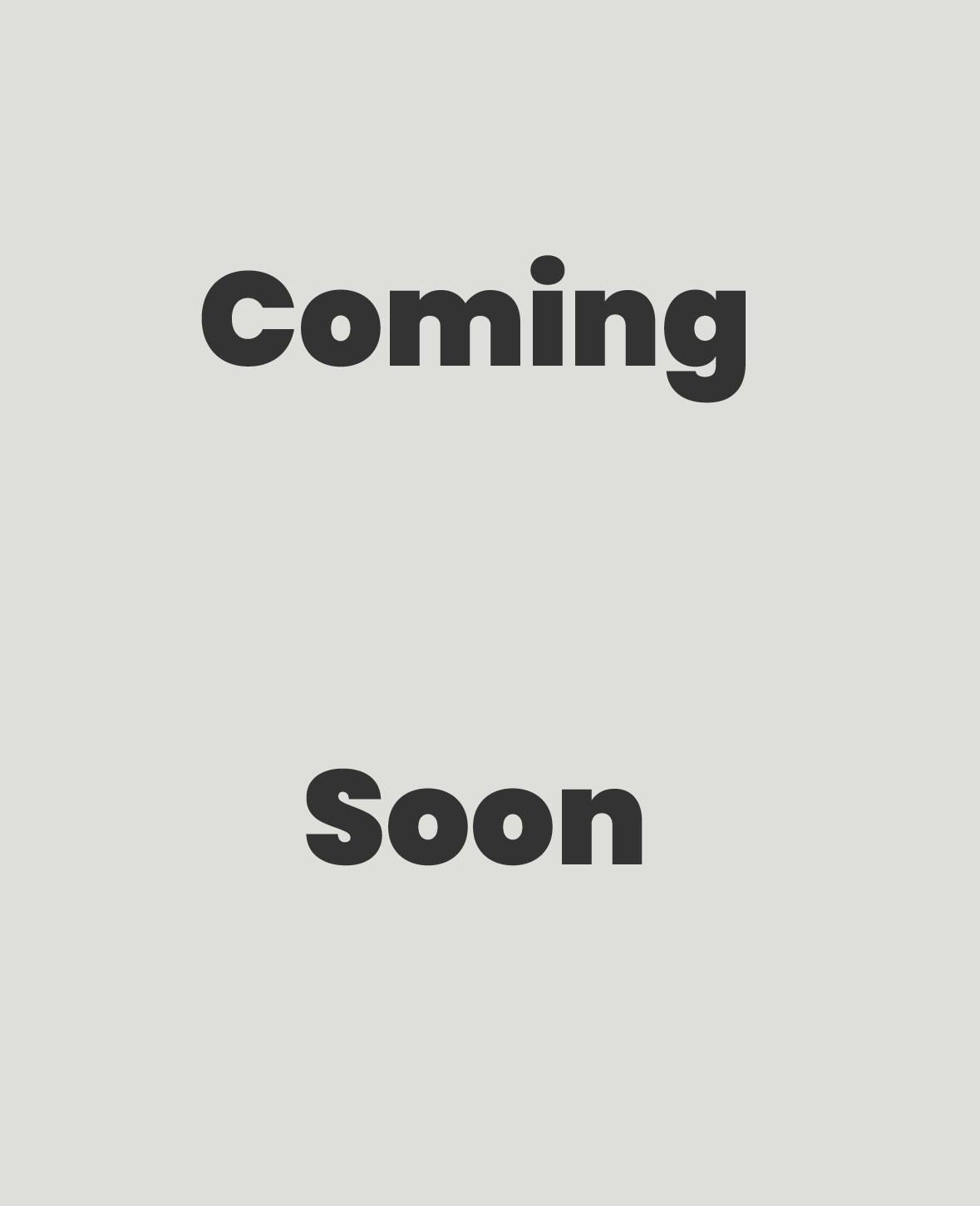 coming soon